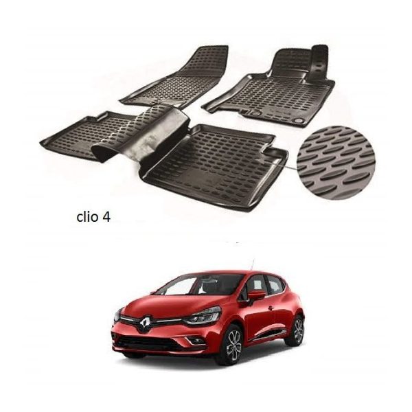 Pvc Tapis de sol 3D renault clio 4